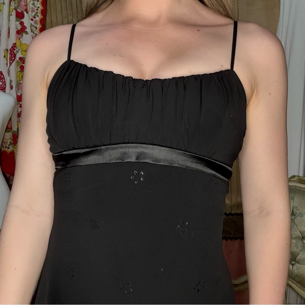 Ruby Rox Black Spaghetti Strap Mini Sundress - image 7